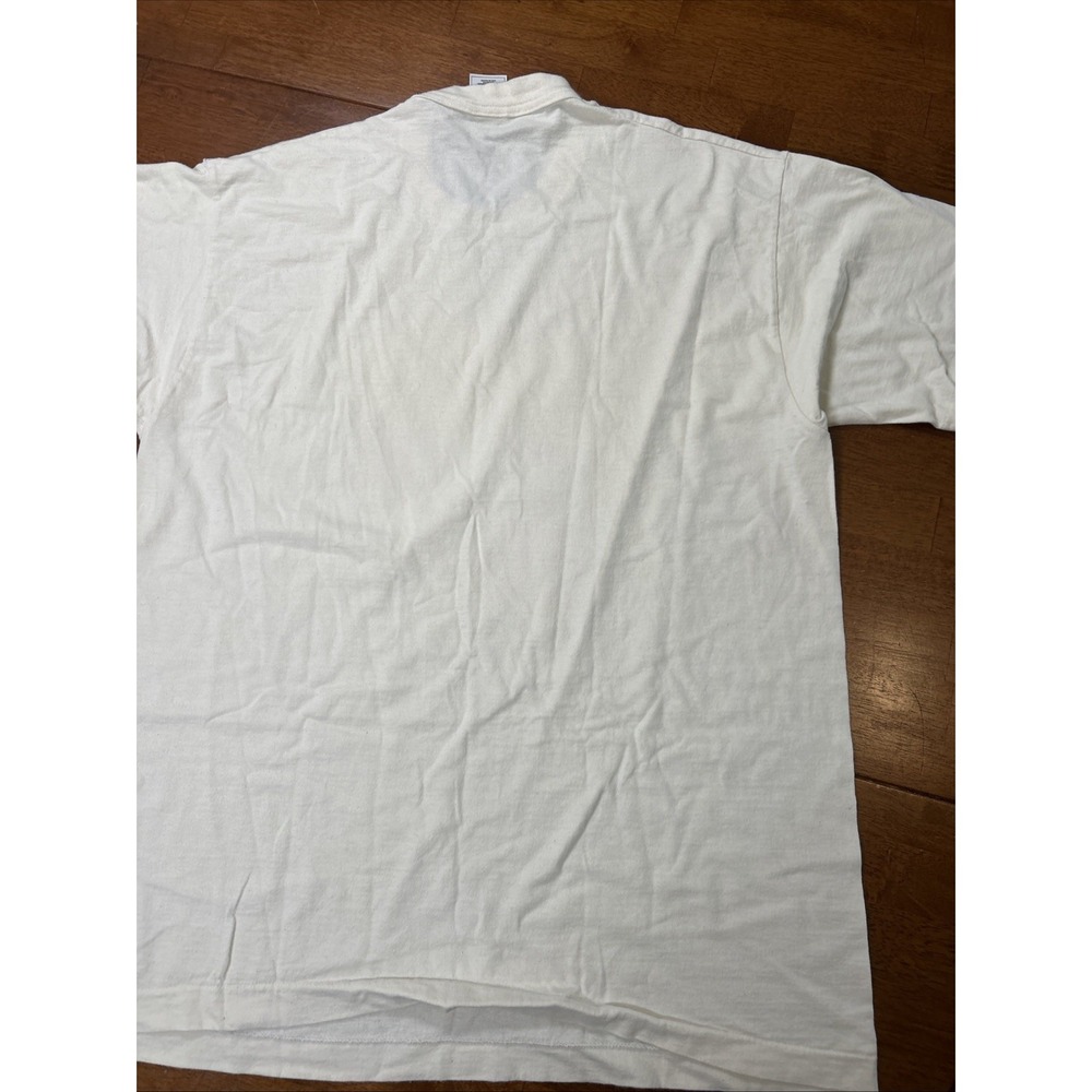 Vintage Fruit Of The Loom T Shirt Lake Geneva Wisconsin Men's Size XL White 1997 - Picture 12 of 12